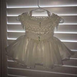 Pageant dress Approx 2t White